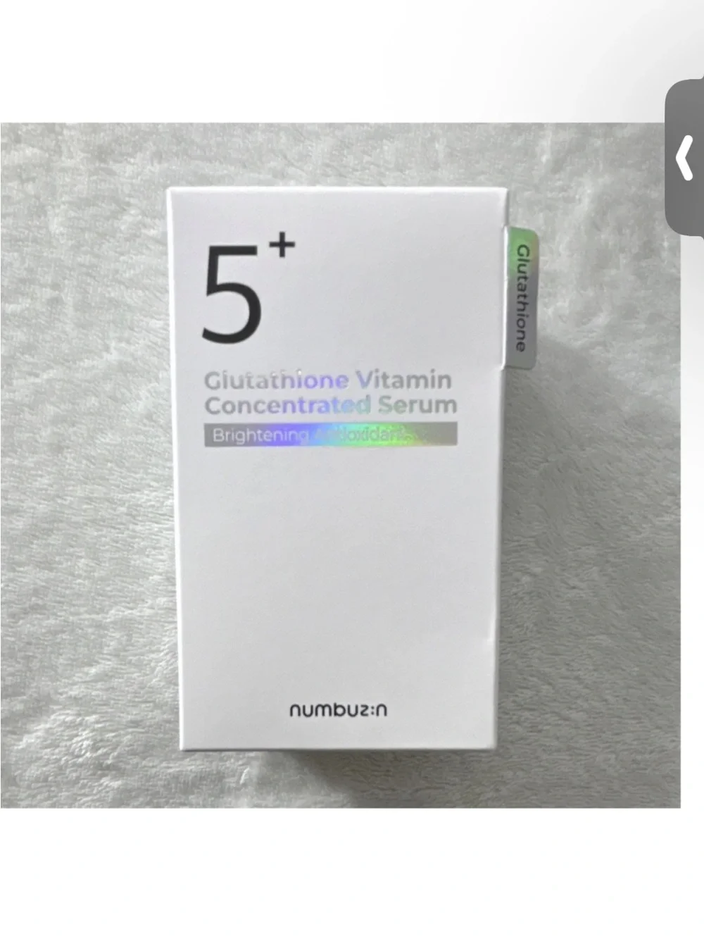 numbuzin no 5 glutathione vitamin concentrated serum 30ml No.5+ Niacinamide Dark Spots best glutathione for glowing Nontoxic Skincare Format:Standard Contains 604